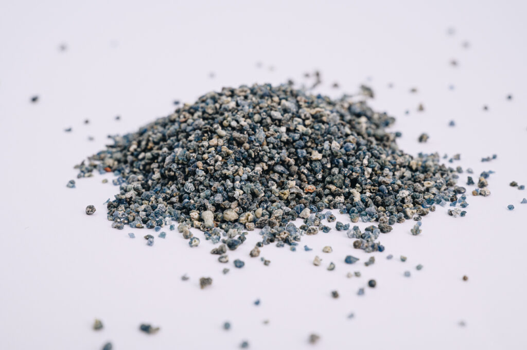 Imagem do abrasivo mineral silicato de magnésio